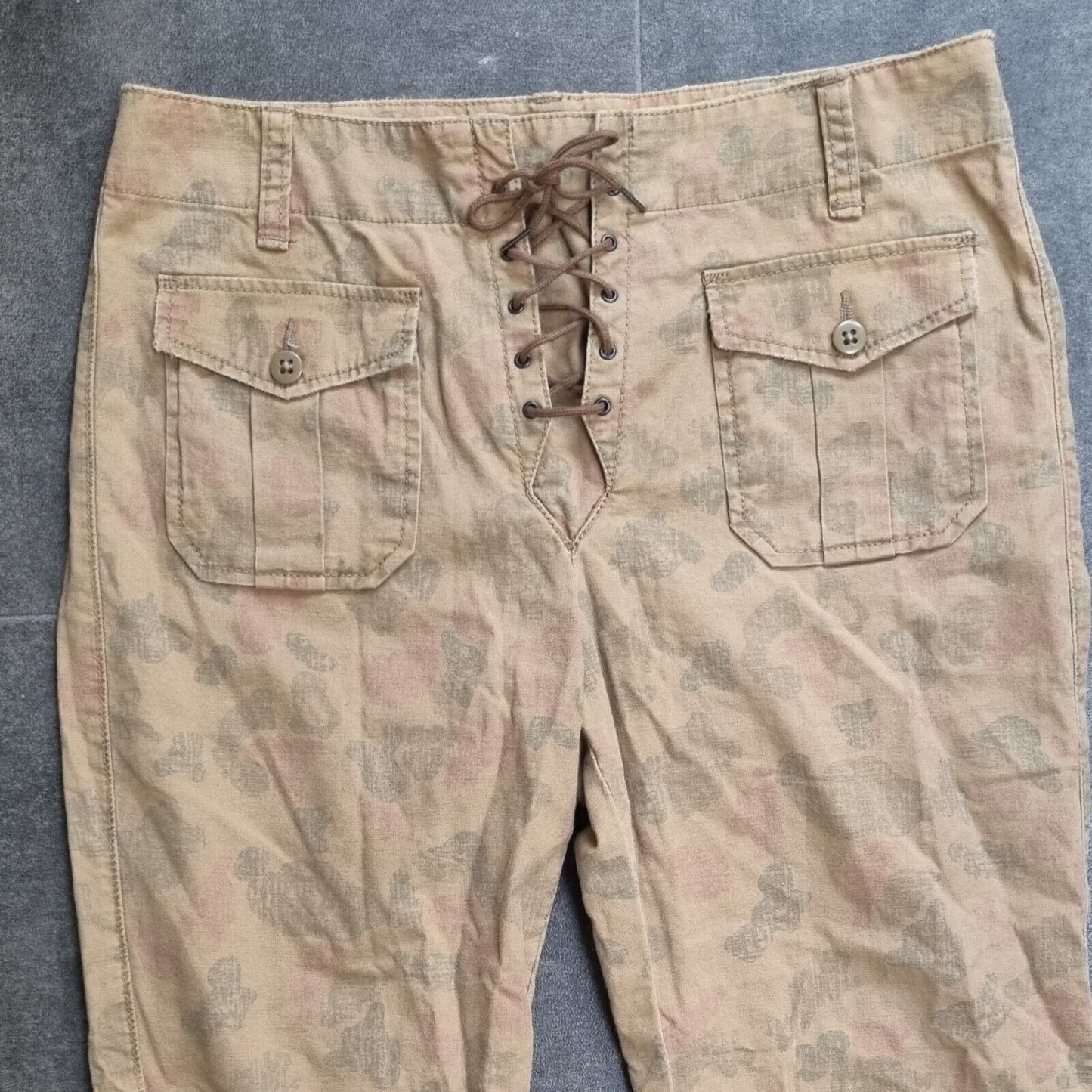Denim & Supply By Ralph Lauren Women's Combat Cargo Pants Trousers Size 26