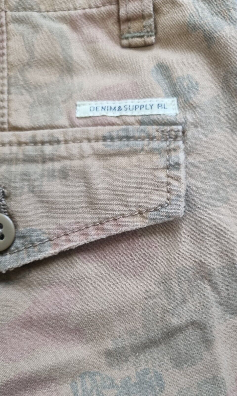 Denim & Supply By Ralph Lauren Women's Combat Cargo Pants Trousers Size 26