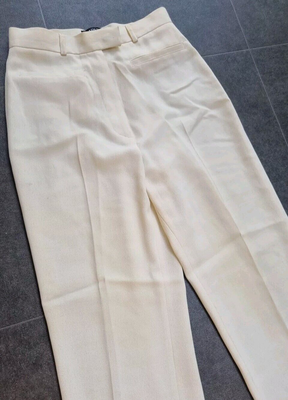 Apara Pour Joseph Women's Ivory Trousers Viscose And Wool Mix Size 38