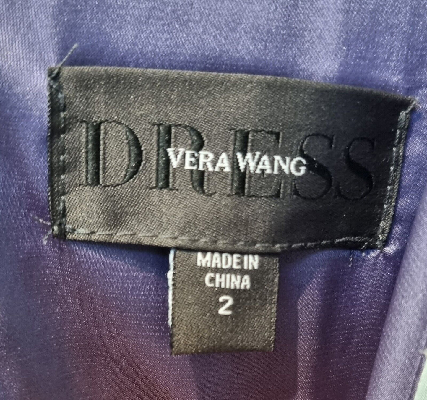 Vera Wang Women's Mauve Lined Maxi Dress Size 2