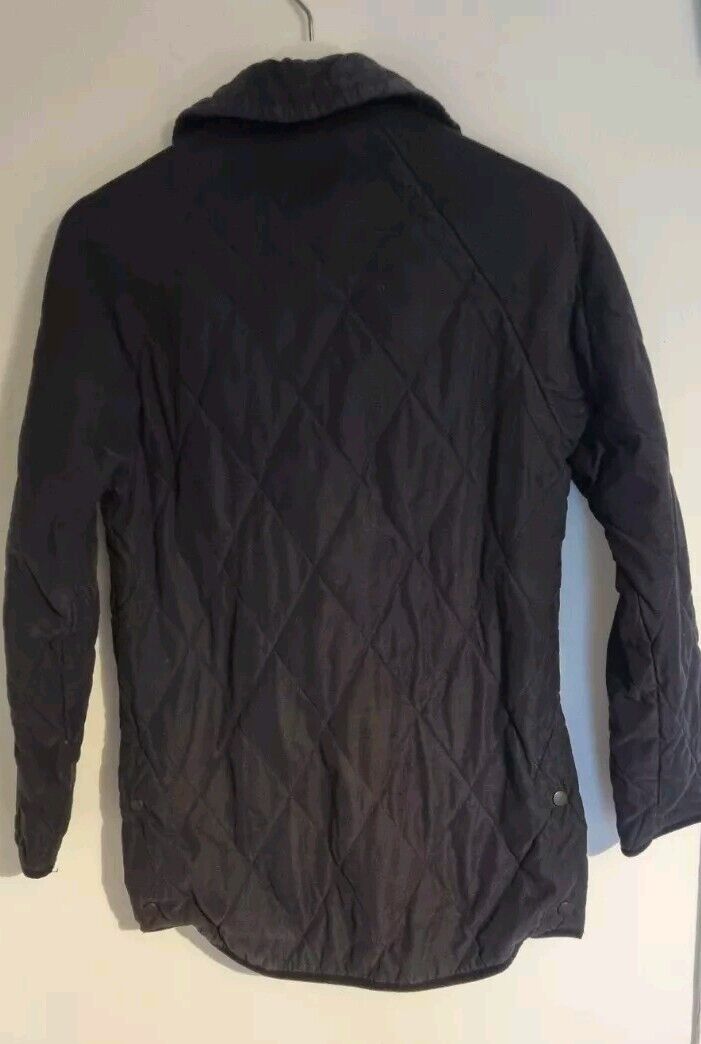 Barbour Womens Quilted Black Jacket size 8