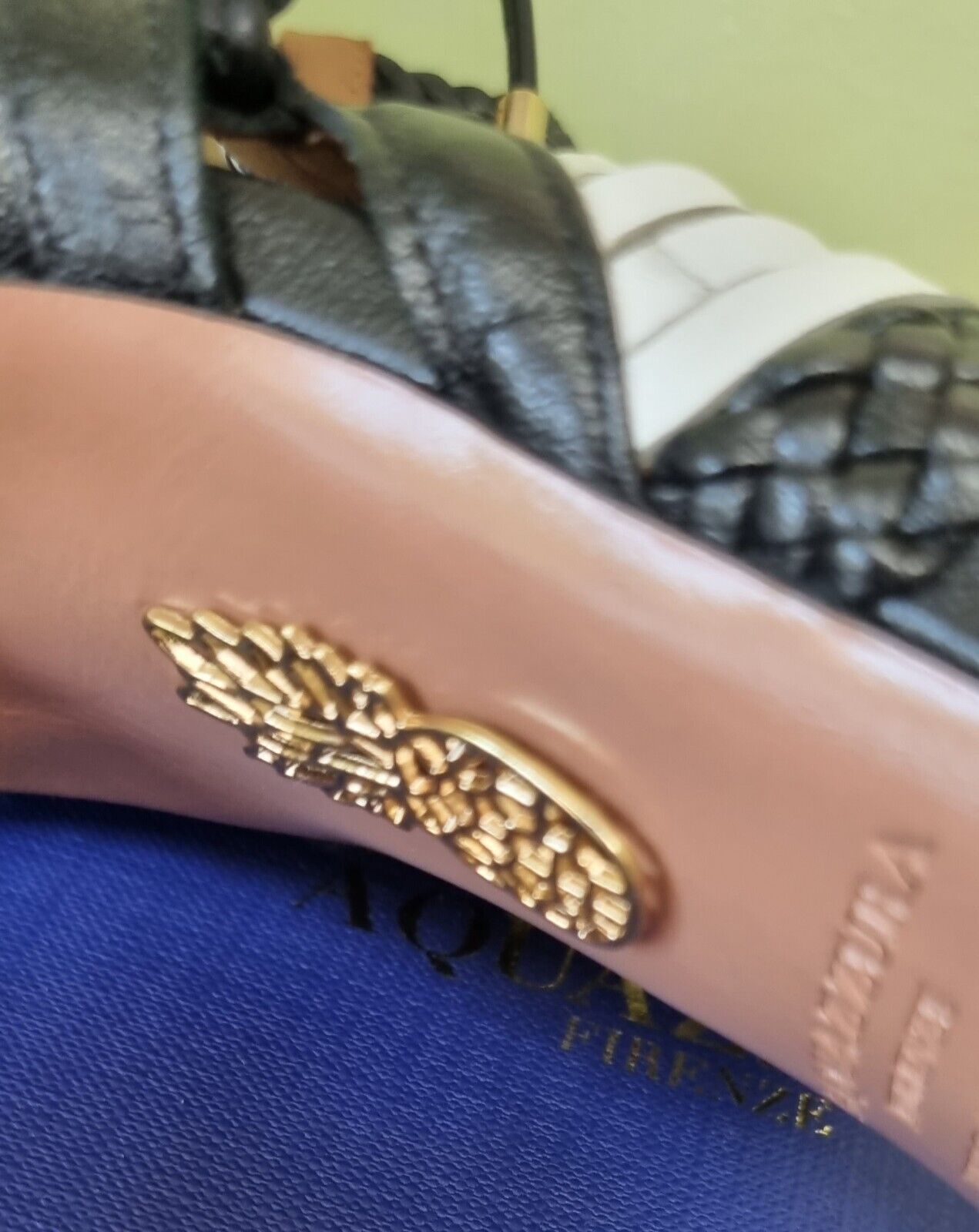 Aquazzura Firenze Womens Oasi 105 Nappa Heals Size 38.5