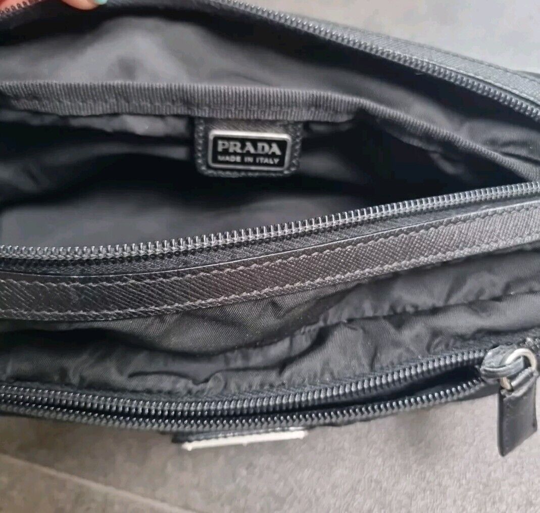 Prada Nylon Black Women's Belt Bag