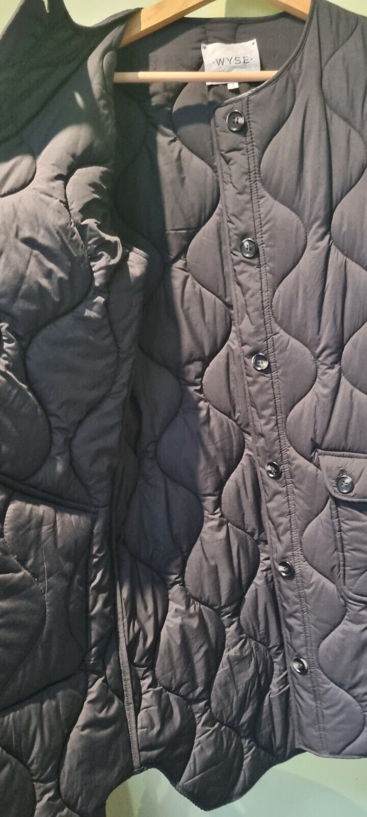 Wyse Women's Black Padded Jacket Size 0