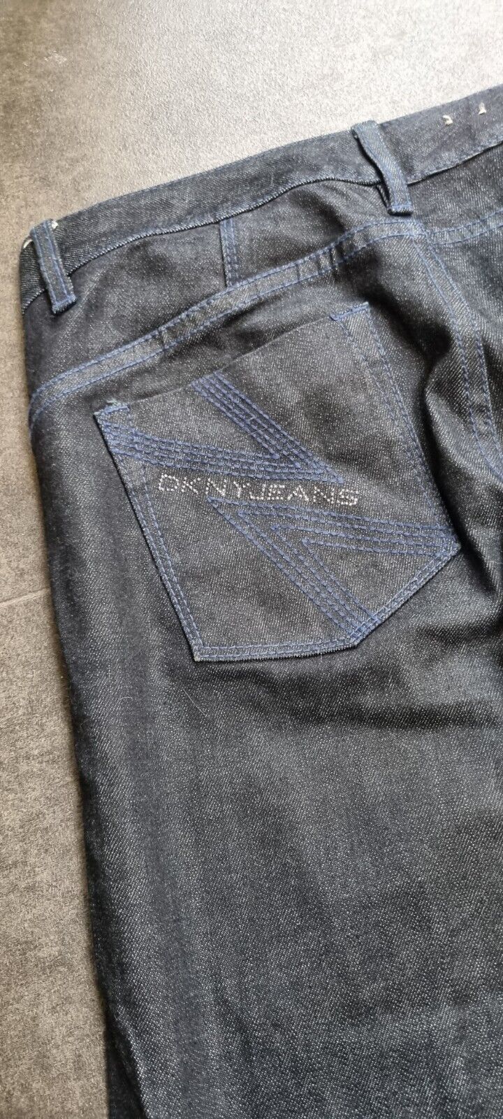 DKNY Women's Jeans With Sequinned Logo Size 26R
