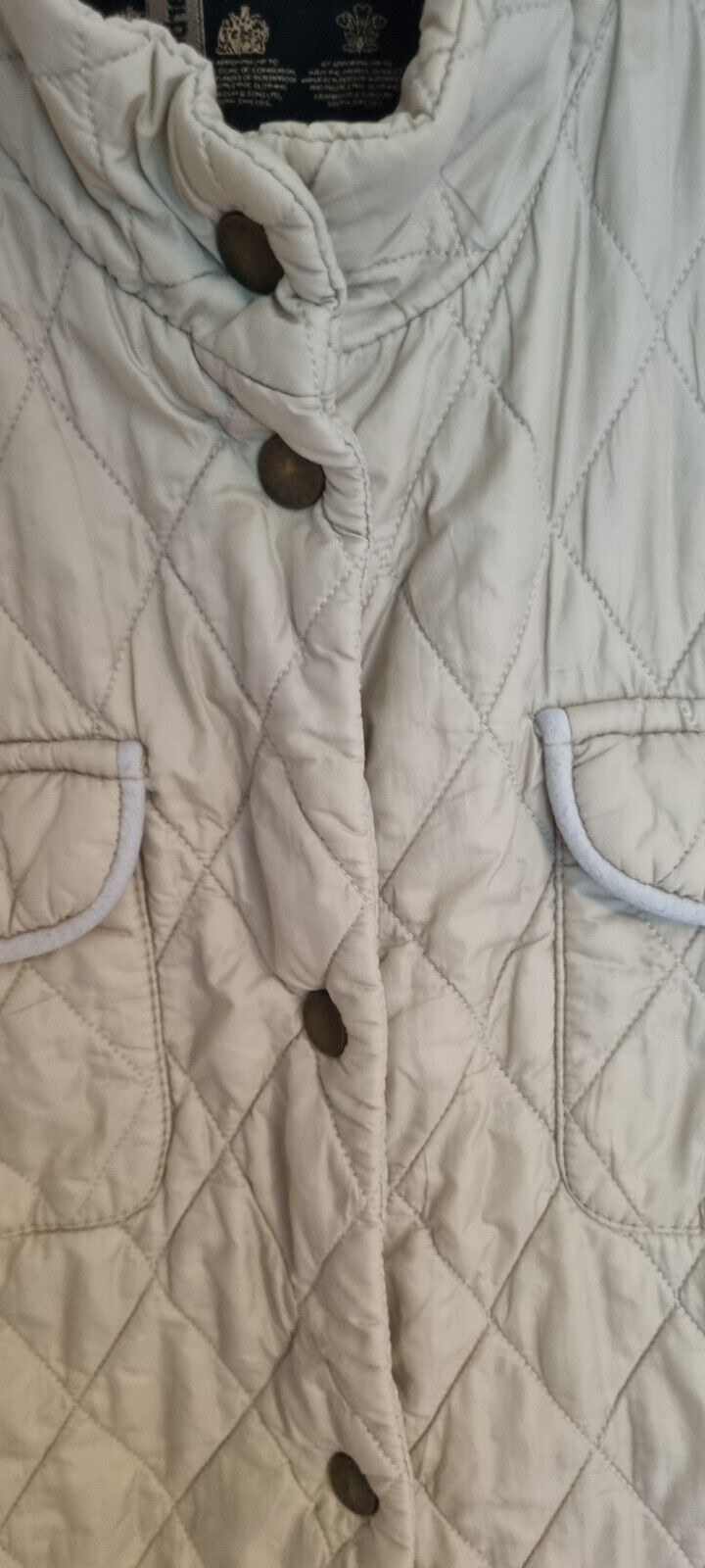 Barbour Womens Sand Lightweight Jacket Size 8