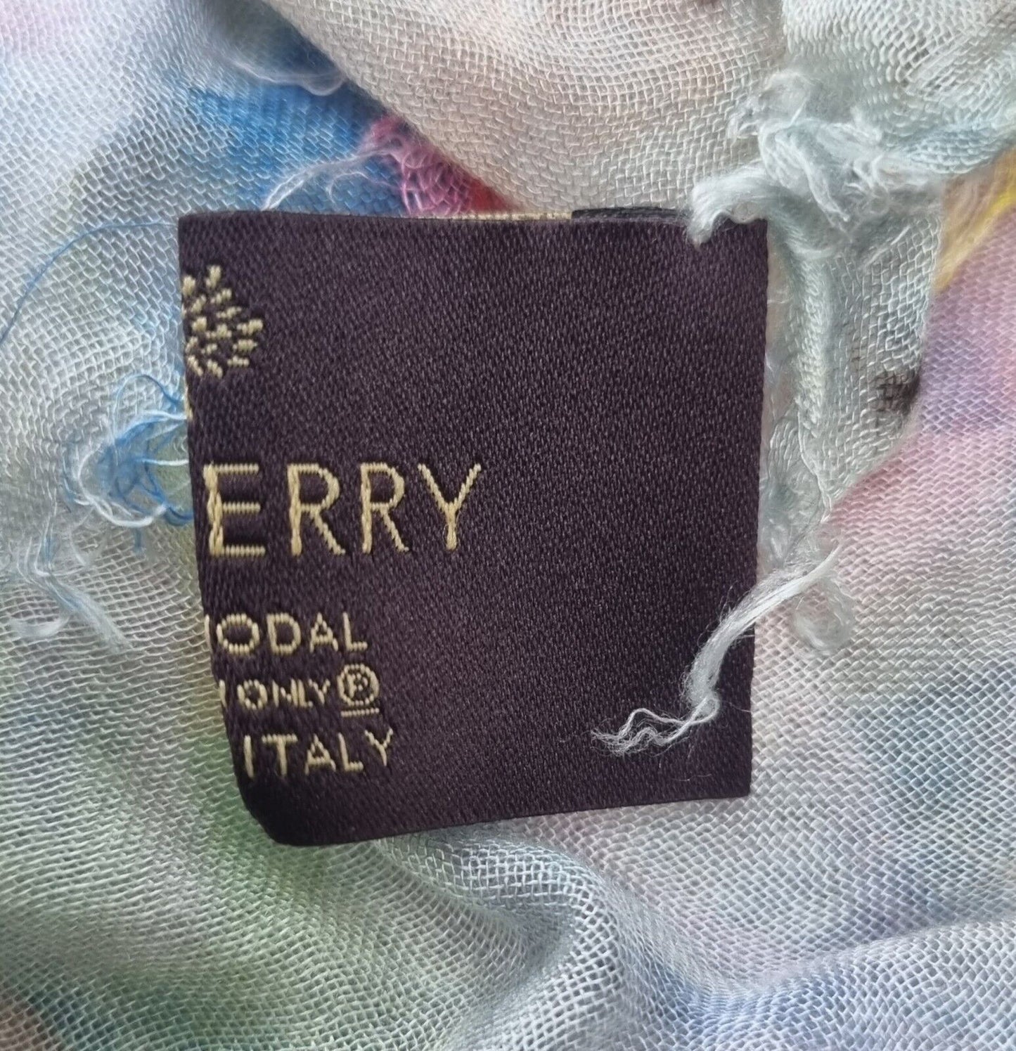 Mulberry Women's Large Model Animal Pattern Scarf