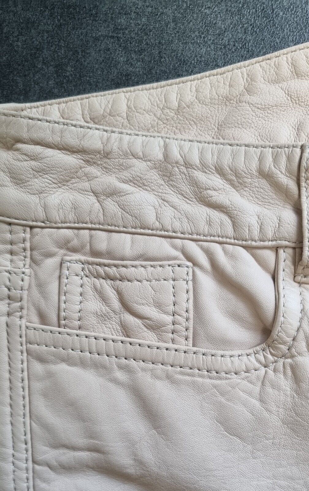 Needle And Thread Women's Leather Cropped Jeggings Trousers Size 12