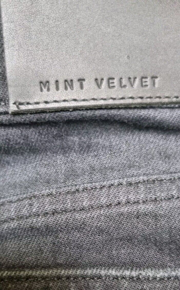 Mint Velvet Women's Black Wide Leg Jeans Size 6R