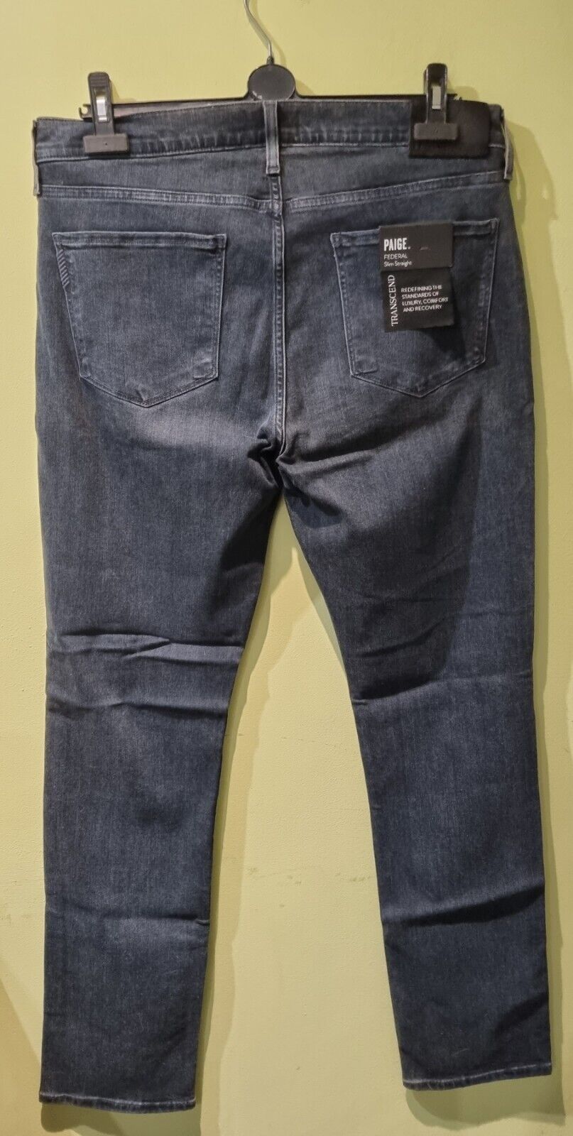 Reduced: Paige Federal Conway Mens Black Jeans Size 33