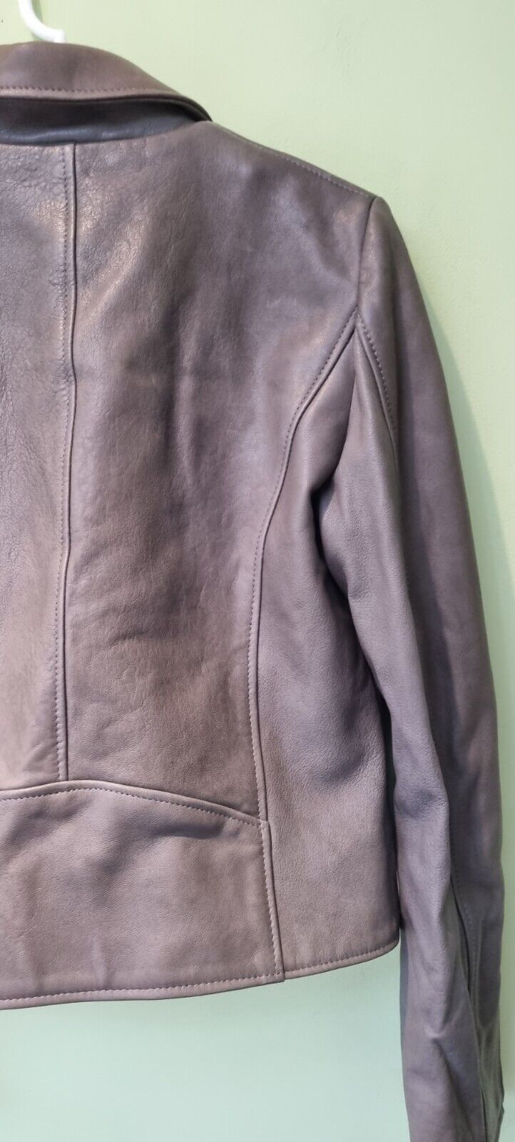 Reduced: Gorgeous BNWT Designer ME+EM Women's Lambs Leather Jacket Size 6