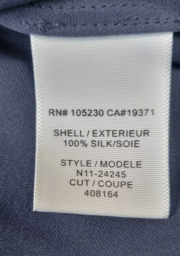 Joie Women's Navy 100% Silk Blouse Size XS