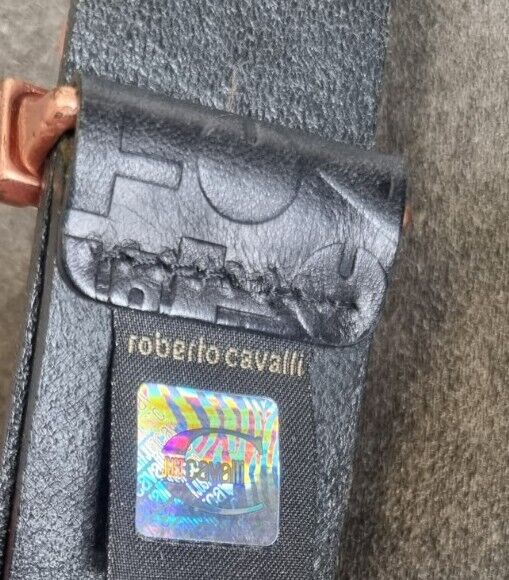 Just Cavalli Women's Belt With Logo Diamanté Detail