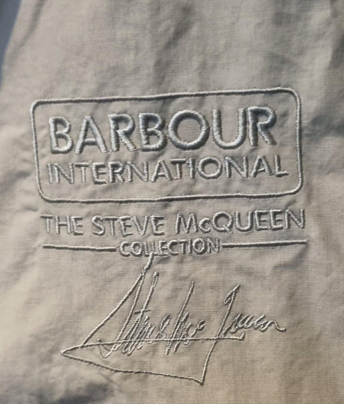 Barbour International Steve McQueen Men's Wax Jacket Tan Large
