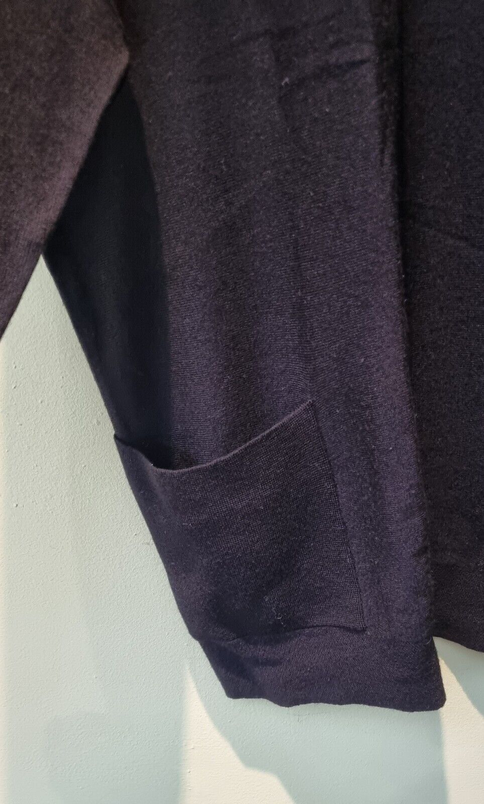 Gerard Darel Women's Black 100% Wool V Neck Pullover. Jumper Size 3