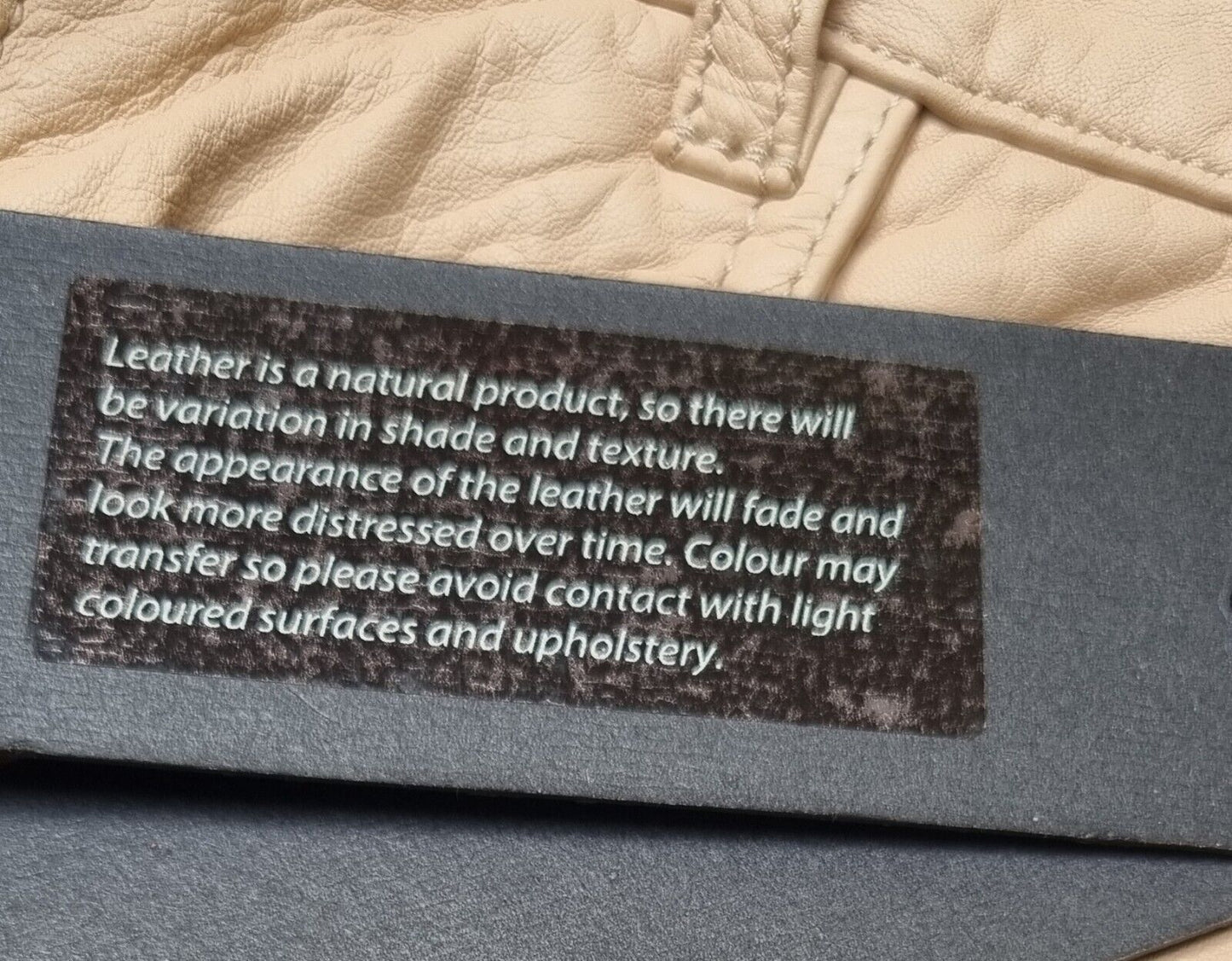 Needle And Thread Women's Leather Cropped Jeggings Trousers Size 12