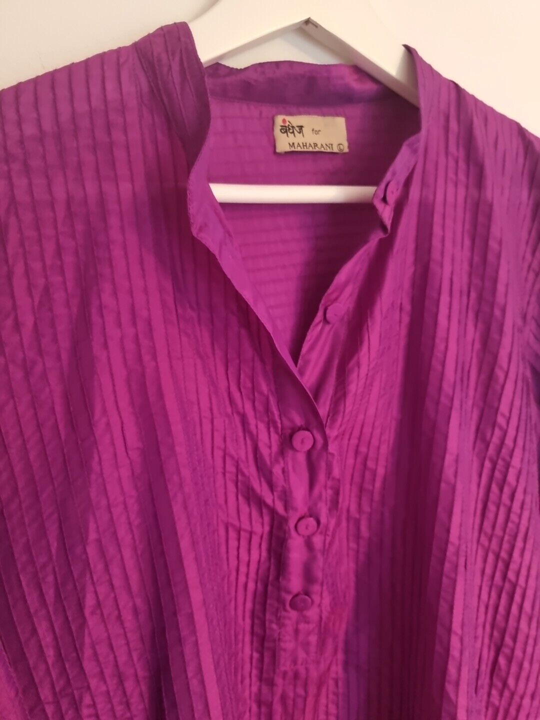 Maharani Women's Purple Kaftan, Shirt Dress. Large. Plus 2 Trousers Unbranded S