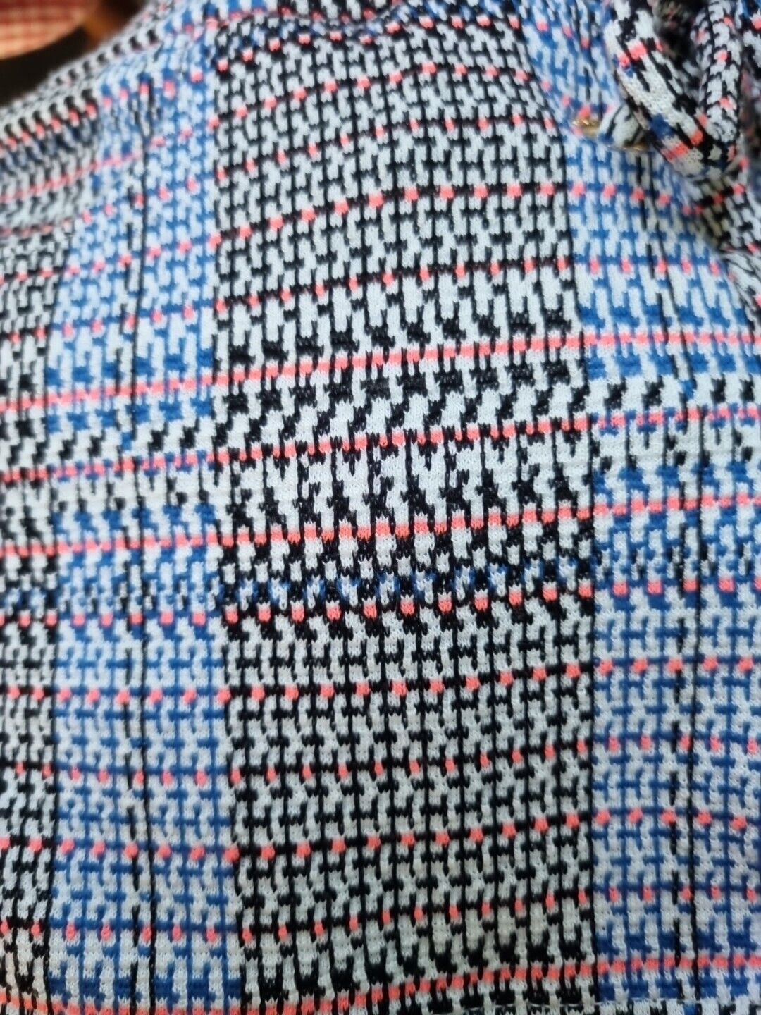 Melissa Odabash Acylic Mix Dog Tooth Beach Shorts Size Small