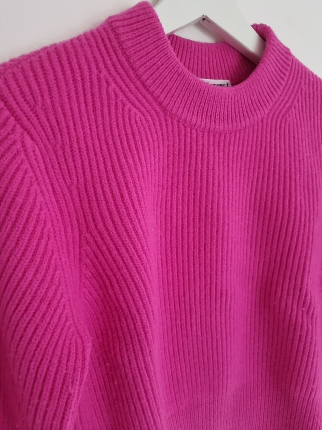 Alexander Wang Women's Hot Pink Pullover, Jumper Size XS