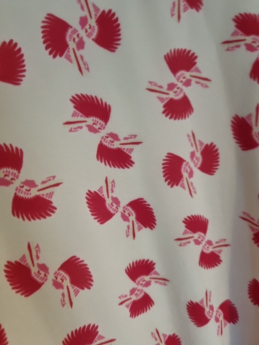 BNWT Libelula Silk Jolo Dress White And Red Size 40