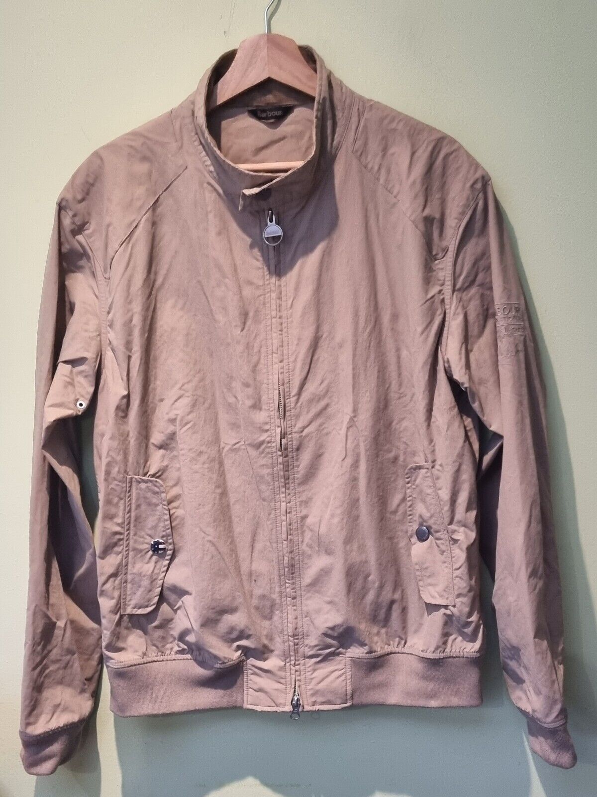 Barbour International Steve McQueen Men's Wax Jacket Tan Large