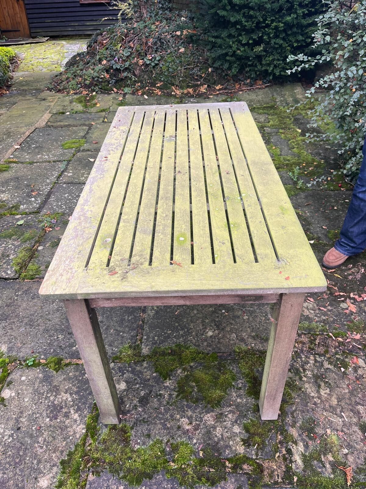 Outdoor Teak Wood Rectangular Wooden Table
