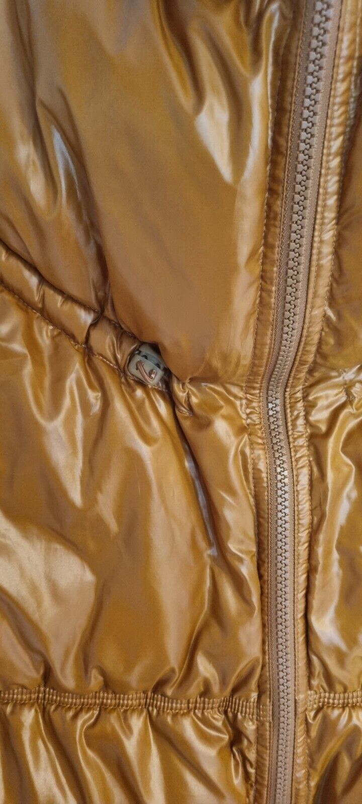 Stella McCartney Adidas Unisex Burnt Orange/ Mustard Puffer Gilet Size XS