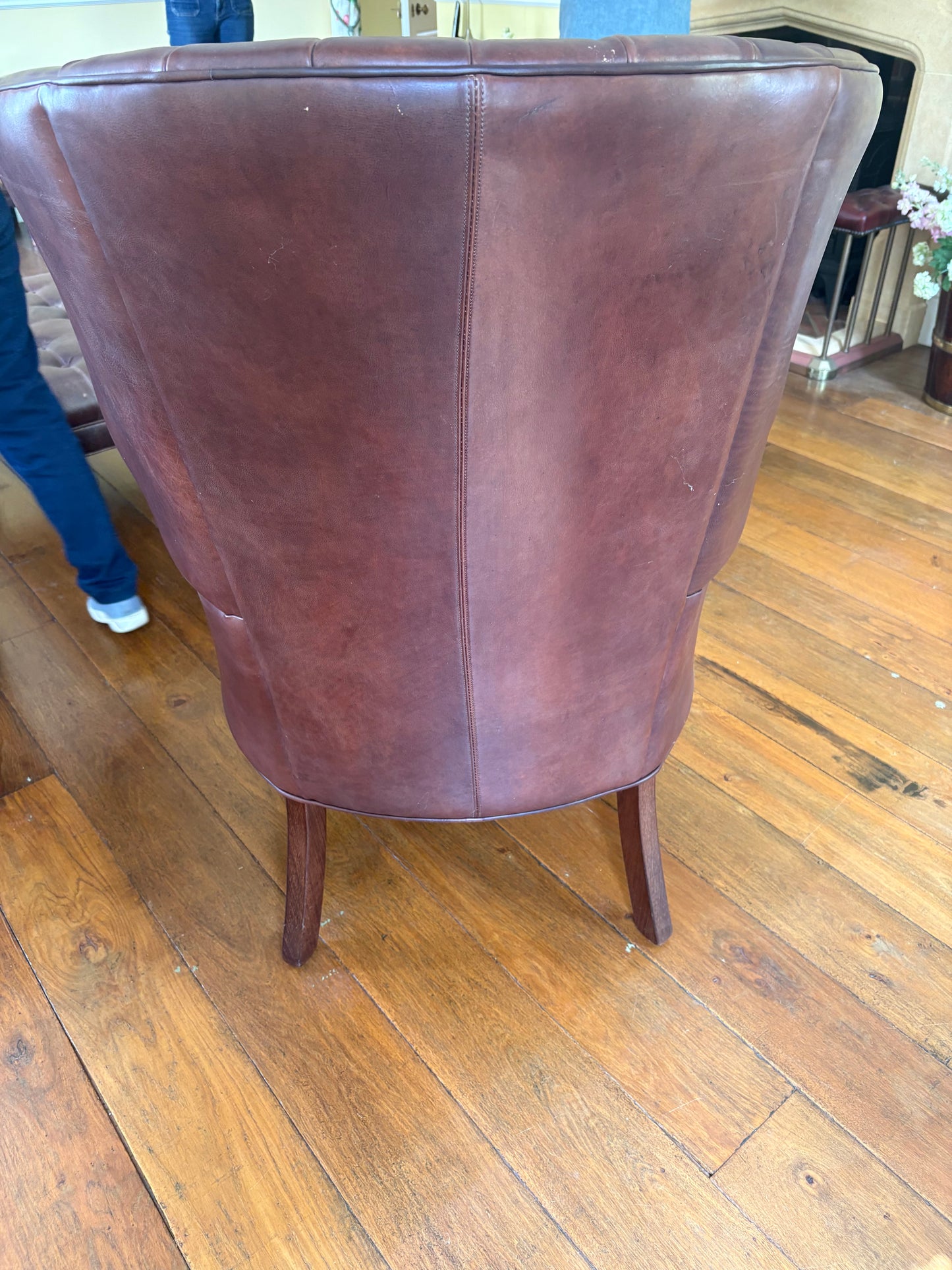 Tusting Leather Armchair