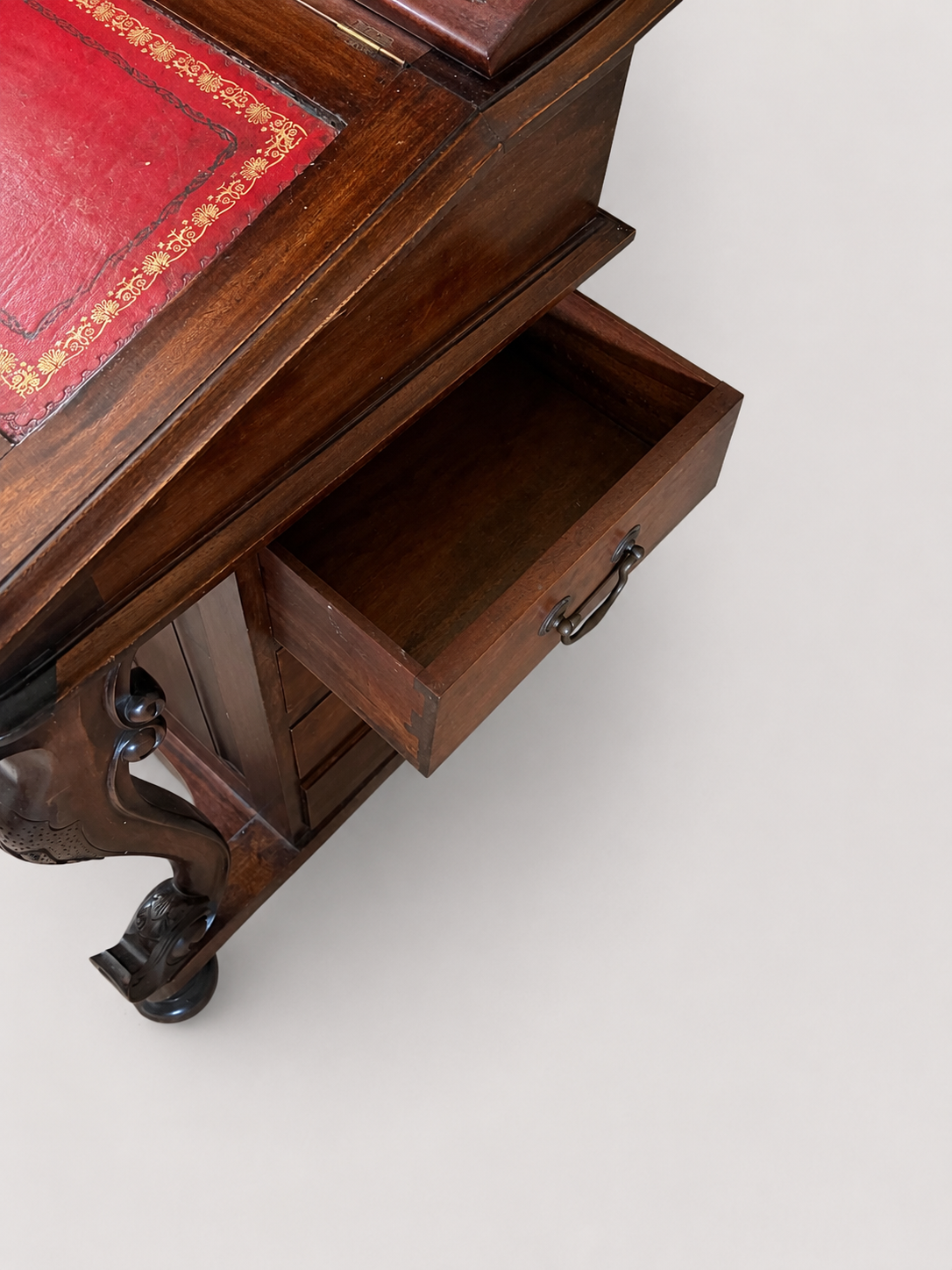 Victorian Style Mahogany Davenport Writing Desk