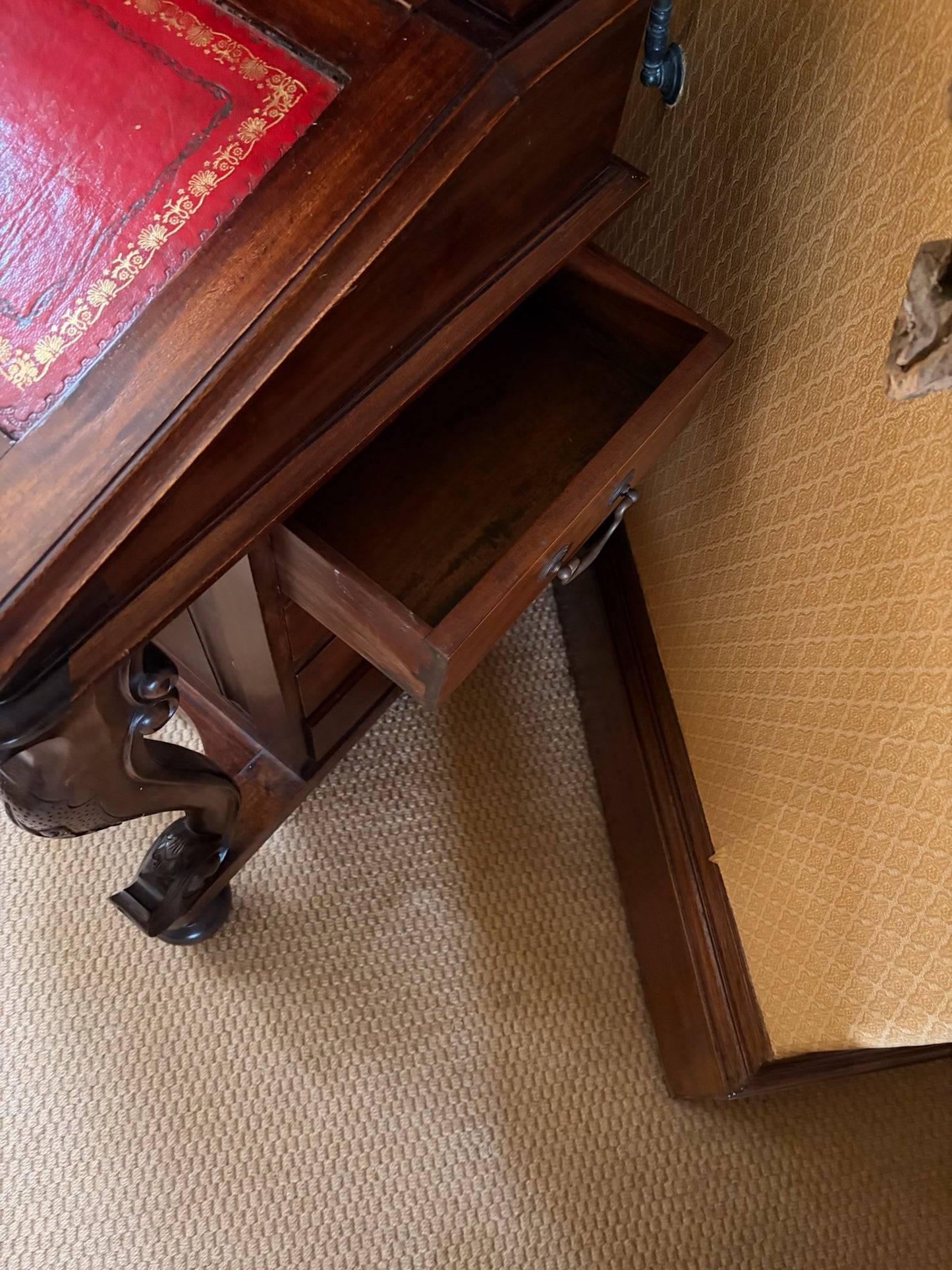 Victorian Style Mahogony Davenport Writing Desk