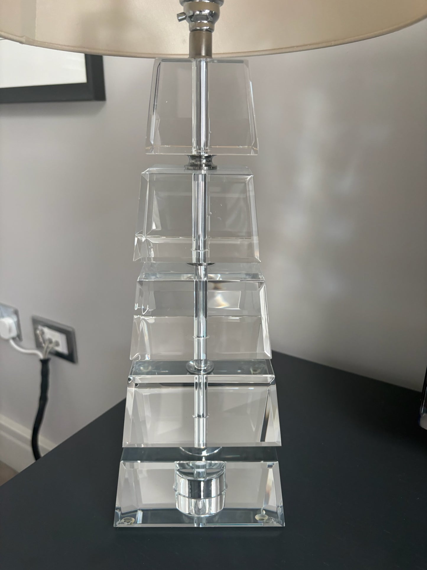 Glass Base Lamp