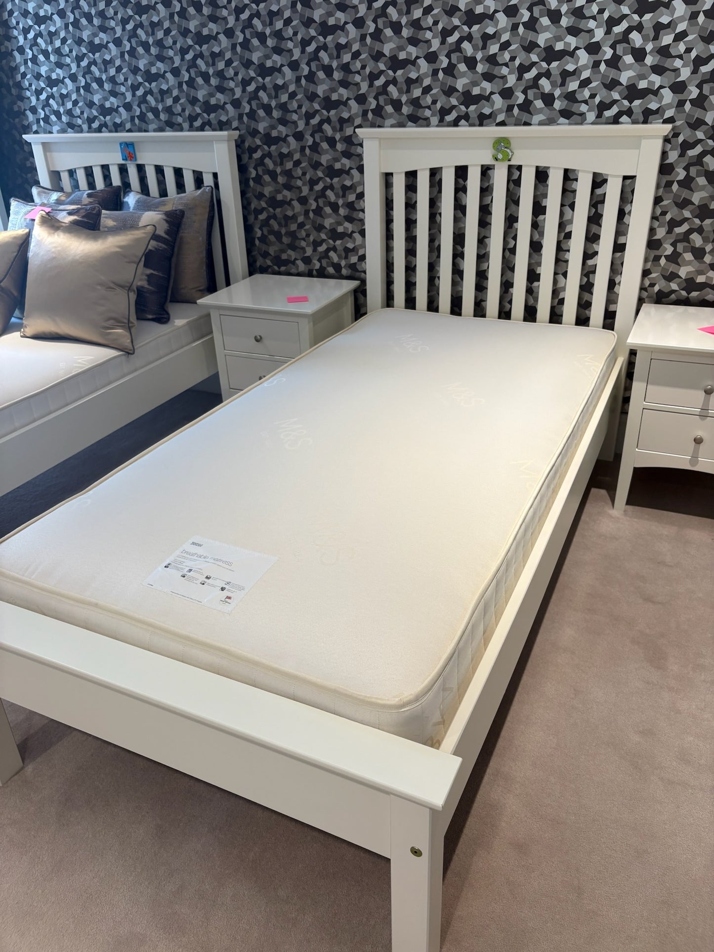 Single White Bed Frames