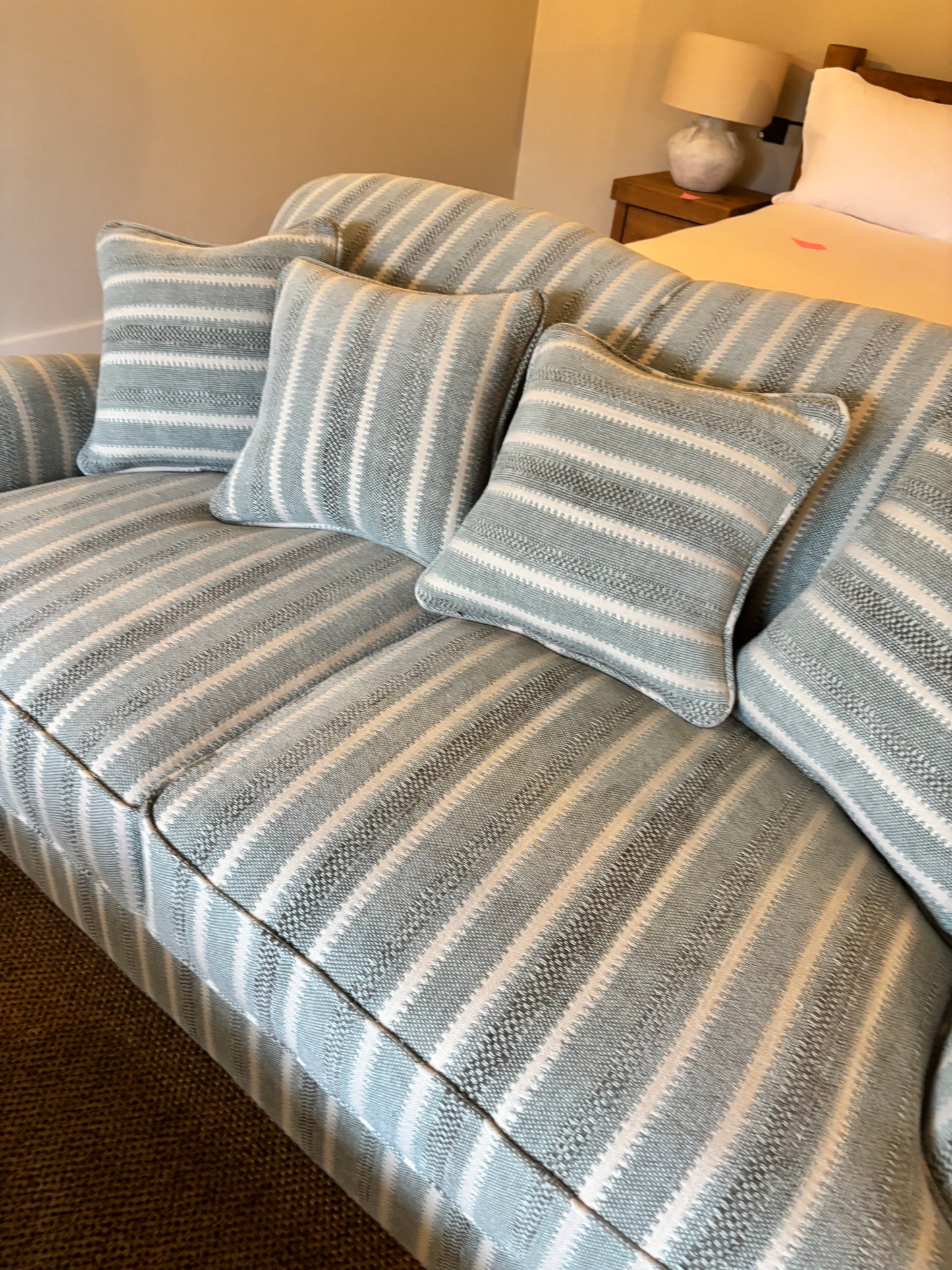 2 Seater Sage and Cream Sofabed Darlings Of Chelsea