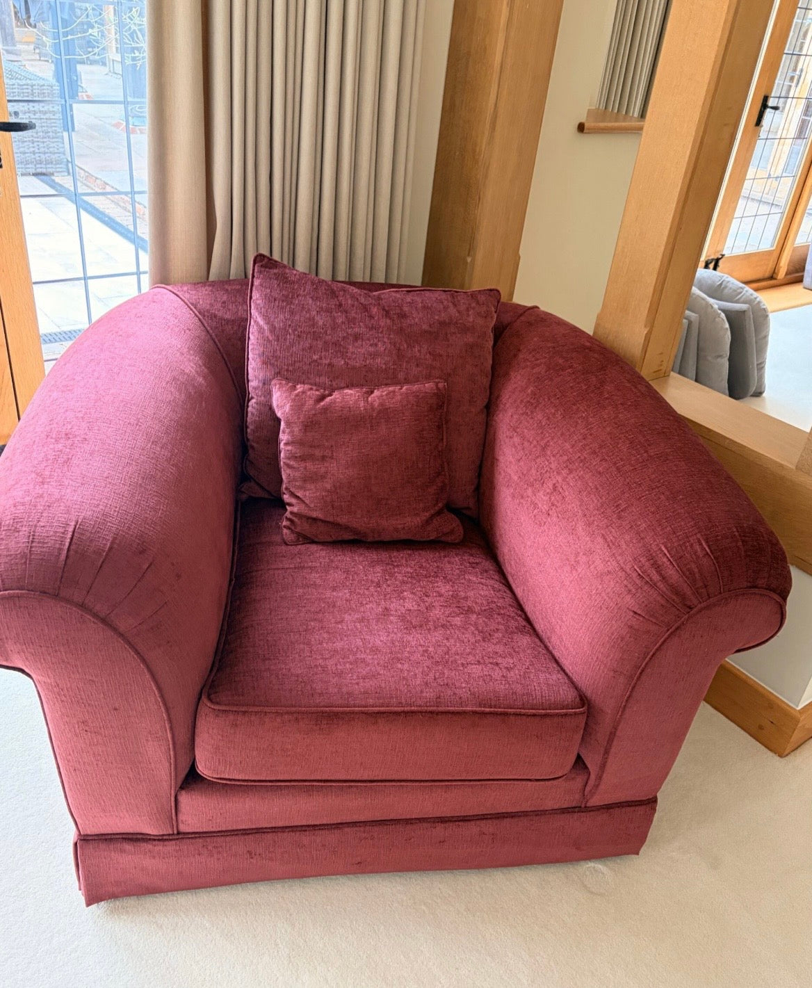 Large Red Armchair