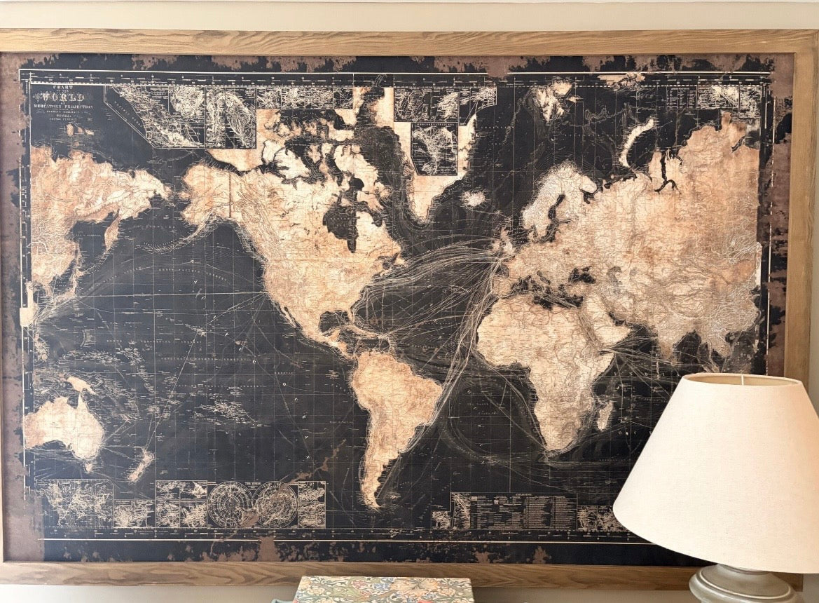 Large World Map Picture