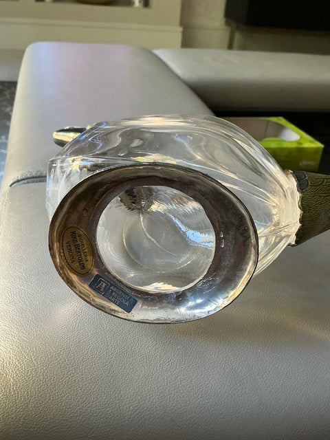 Silver Topped Duck Decanter