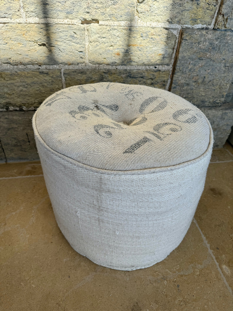 Fabric Pouffe