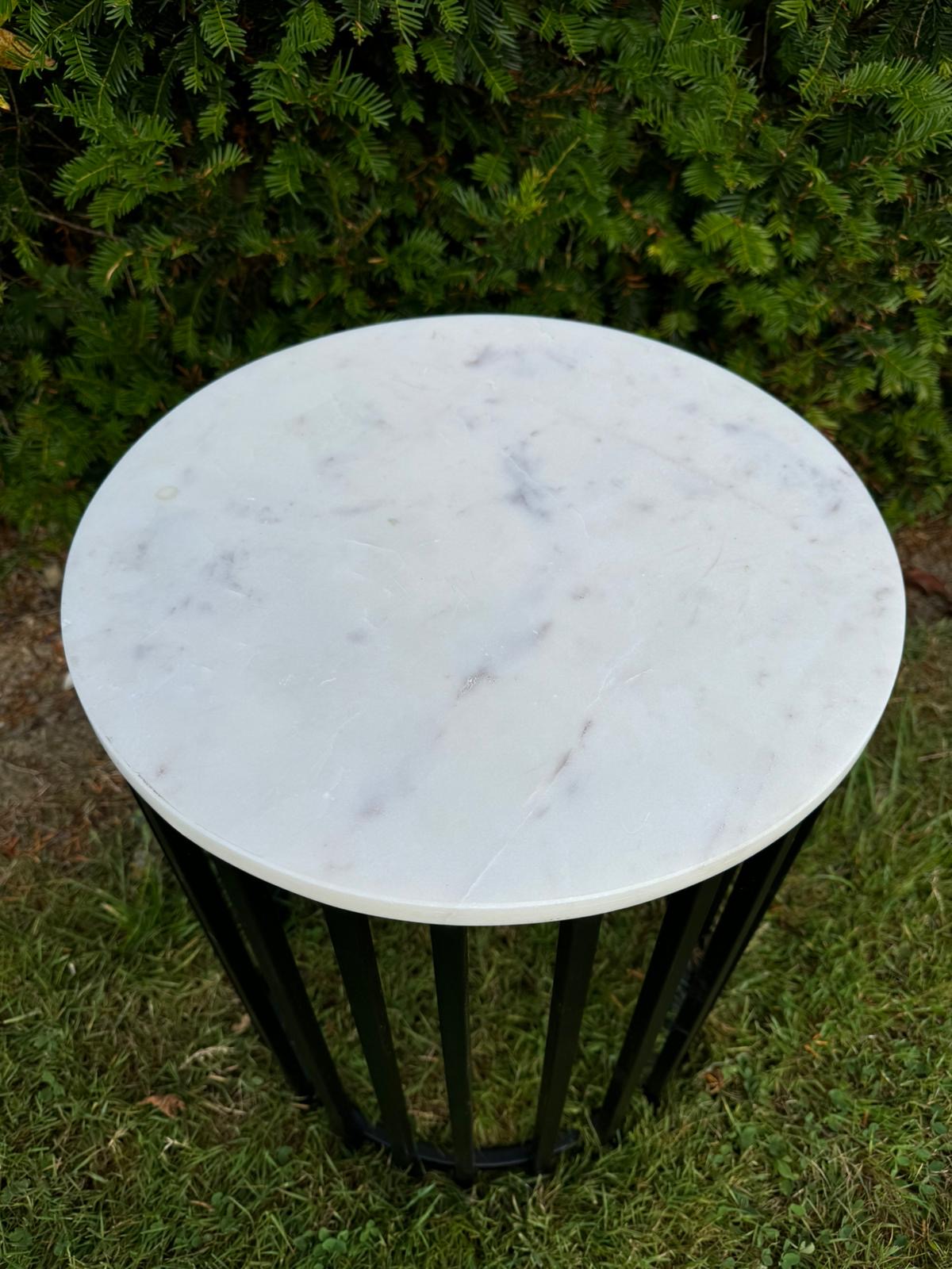 Round Marble Side Table