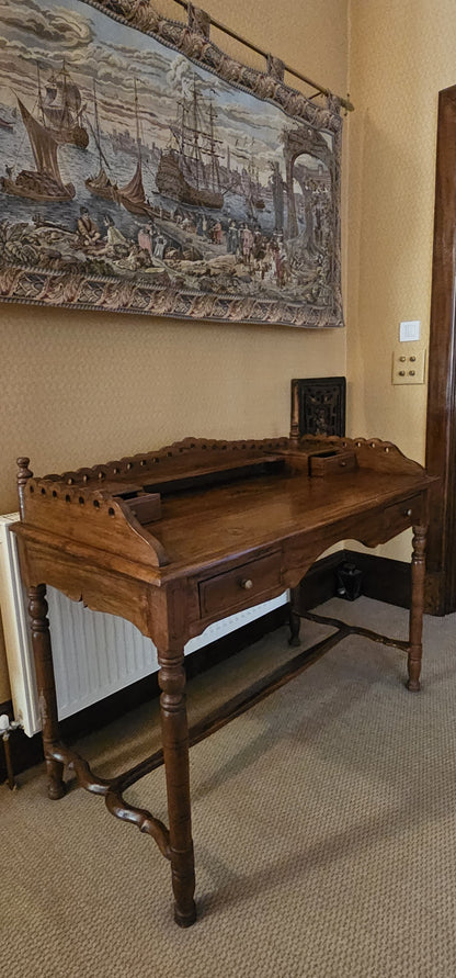 Vintage Solid Wood Writing Desk