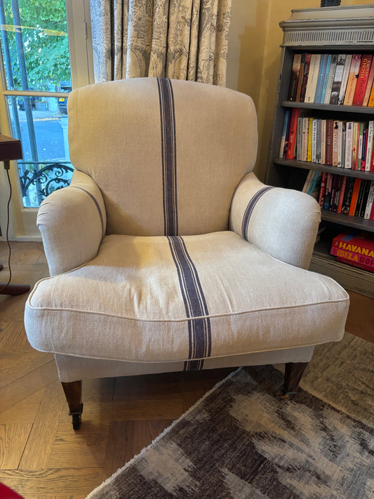 Pair of Antique Howard Armchairs