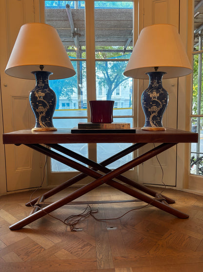 Leather Console Table