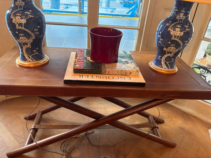 Leather Console Table