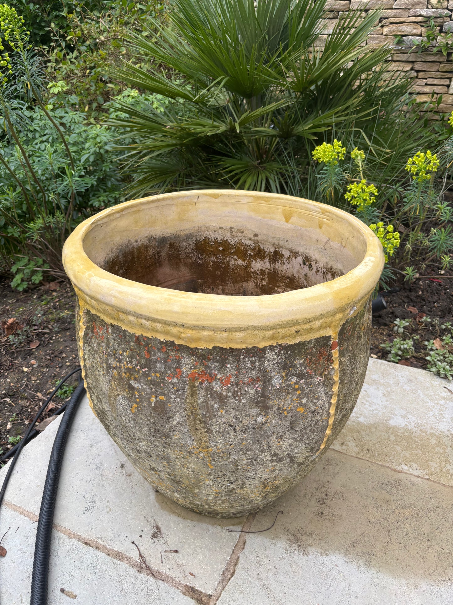 French Outdoor Stone Planter
