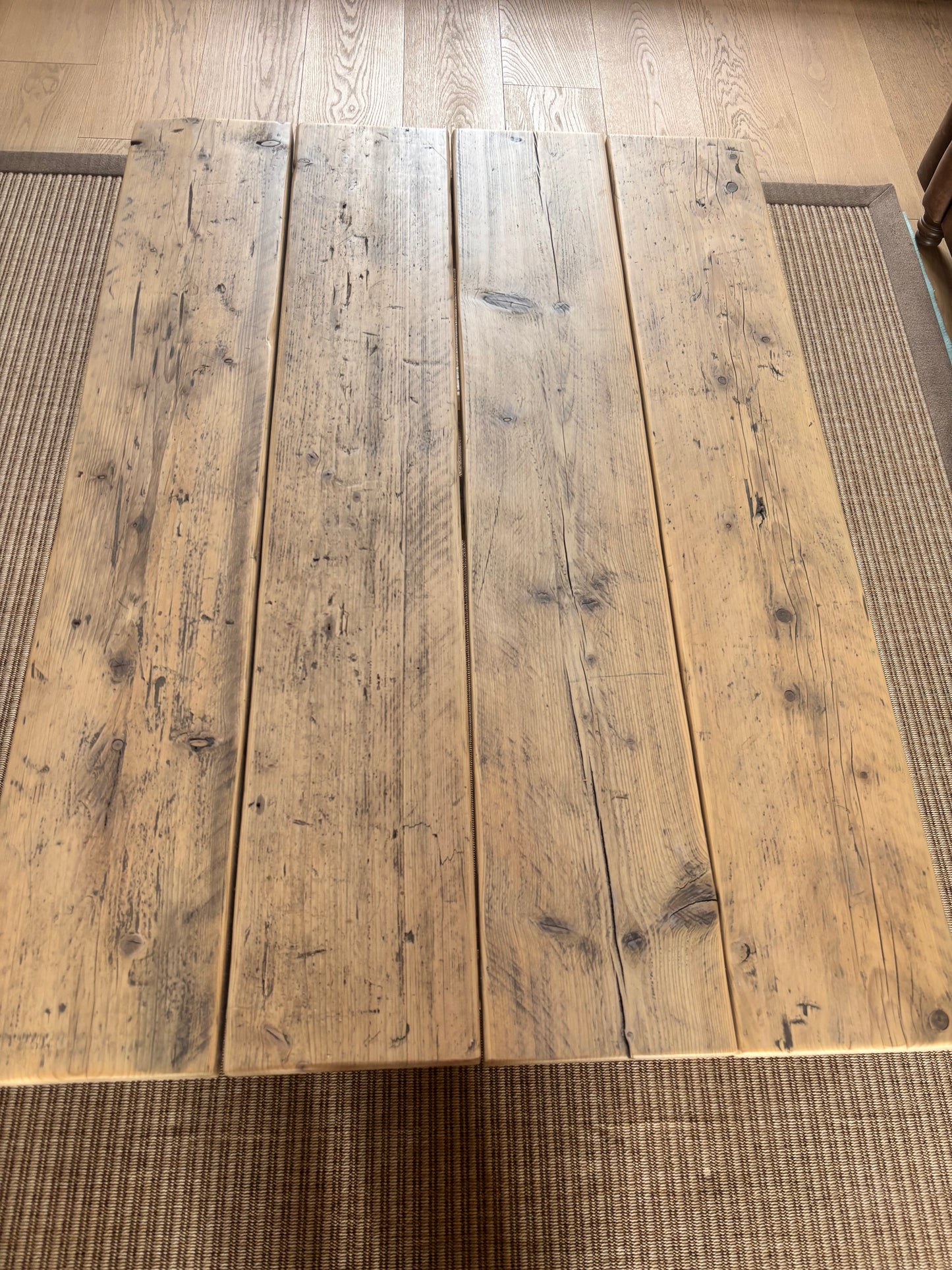 Ennis and Brown Rustic Oak Coffee Table