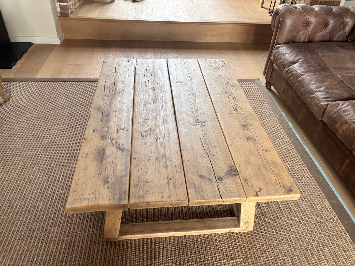 Ennis and Brown Rustic Oak Coffee Table