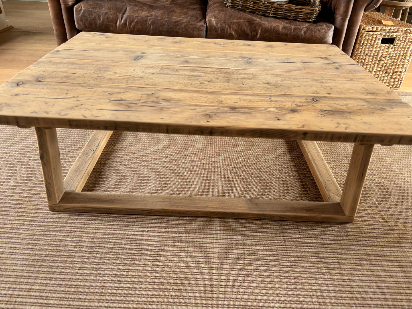 Ennis and Brown Rustic Oak Coffee Table