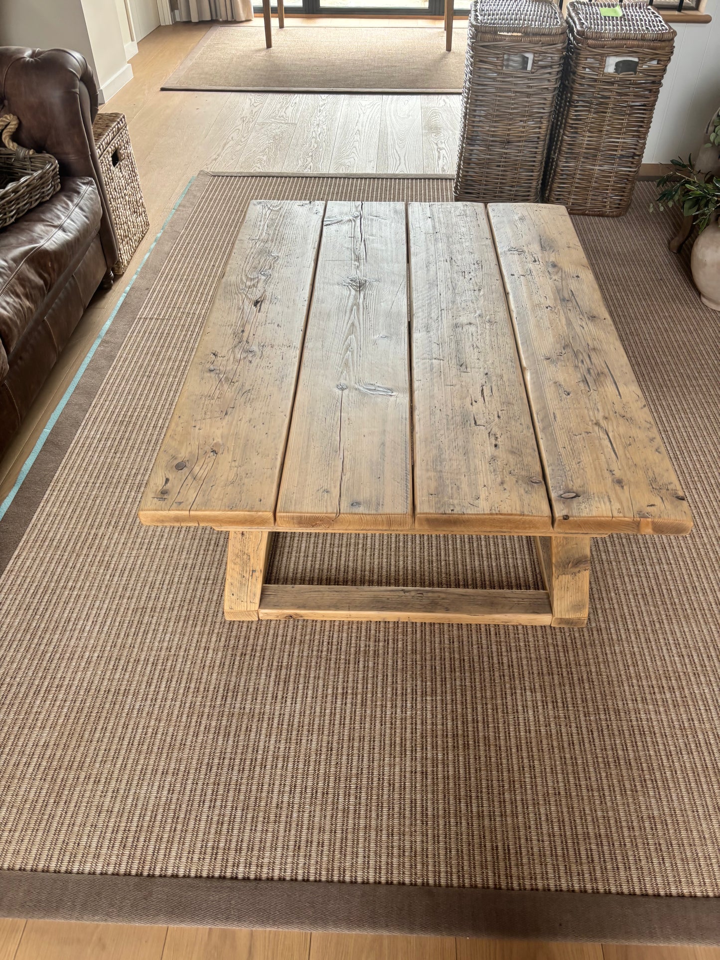 Ennis and Brown Rustic Oak Coffee Table