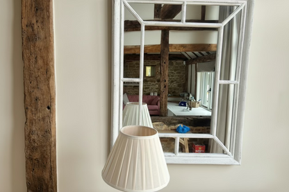Distressed White Mirror