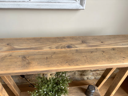 Ennis and Brown Wooden Console Table