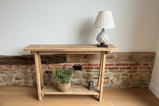 Ennis and Brown Wooden Console Table